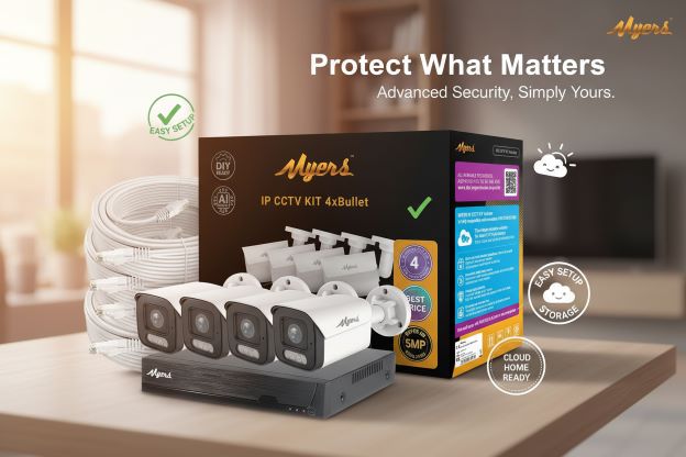 IP kamerový set Myers – bezpečnostné kamery pre domácnosť a kanceláriu